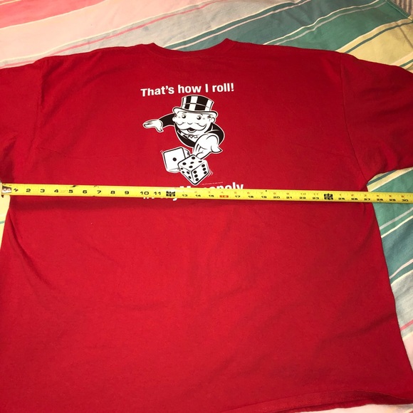T SHIRT 3 XL Monopoly Uncle Rich Moneybags - Picture 3 of 5